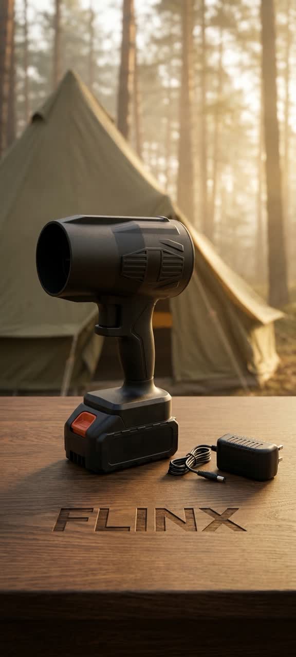 جت فن شارژی  | Cordless jet fan 48V-35000pa violent